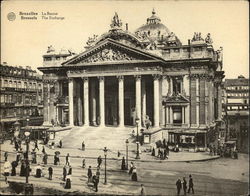 The Exchange (La Bourse) Large Format Postcard