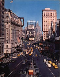 TImes Square Large Format Postcard