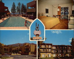 Royal Valhalla Motor Lodge Large Format Postcard