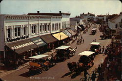 Tour Carriages Large Format Postcard
