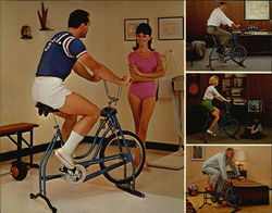 Schwinn Deluxe Exerciser Large Format Postcard Large Format Postcard