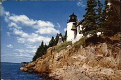 Bass Harbor Head Lighthouse - Acadia National Park Mt. Desert Islannd, ME Large Format Postcard Large Format Postcard