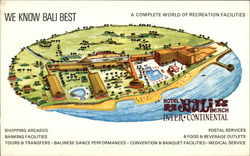 Hotel Bali Beach Sanur-Bali, Indonesia Southeast Asia Large Format Postcard Large Format Postcard