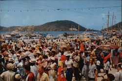 Roas'-a-time - Bam-bou-shay St. Thomas, VI Caribbean Islands Large Format Postcard Large Format Postcard