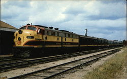 Kansas City Southern Railroad Trains, Railroad Large Format Postcard Large Format Postcard