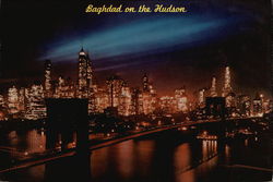 Baghdad on the Hudson New York, NY Large Format Postcard Large Format Postcard