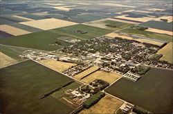 Aerial View Northwood, ND Large Format Postcard Large Format Postcard