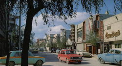 View of Koza City Large Format Postcard