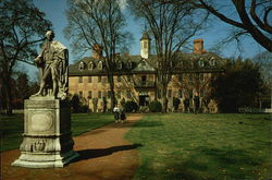 Wren Building, College of William and Mary Williamsburg, VA Large Format Postcard Large Format Postcard