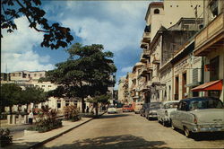 Old San Francisco Street Large Format Postcard
