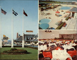 LeLucerne Motel Large Format Postcard