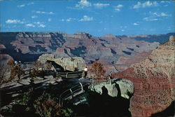 Lookout at Mather Point Grand Canyon National Park, AZ Large Format Postcard Large Format Postcard