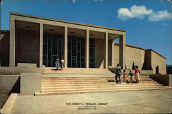 The Harry S. Truman Library Independence, MO Large Format Postcard Large Format Postcard