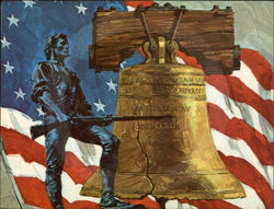 American Revolution Bicentennial - The Liberty Bell March Large Format Postcard
