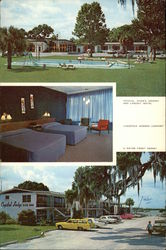 Crystal Lodge Motel Crystal River, FL Large Format Postcard Large Format Postcard