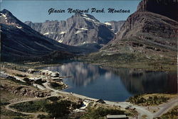 Many Glacier Hotel, Glacier National Park Montana Large Format Postcard Large Format Postcard