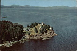 Owl's Head Light, Owl's Head Rockland, ME Large Format Postcard Large Format Postcard