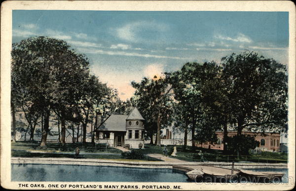 The Oaks, one of Portland's Many Parks Maine