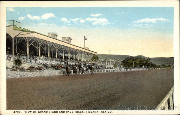 Grandstand and Race Track Tijuana Mexico