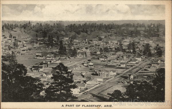 Aerial View Flagstaff Arizona