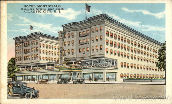 Hotel Monticello Atlantic City New Jersey