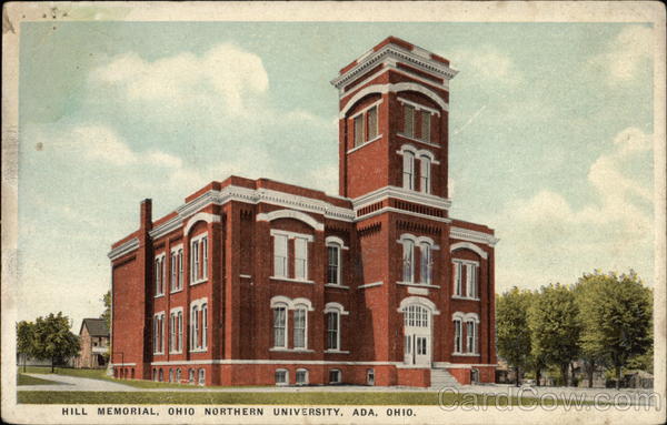 Hill Memorial, Ohio Northern University Ada