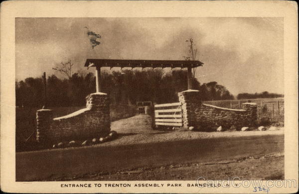 Entrance to Trenton Assembly Park Barneveld New York
