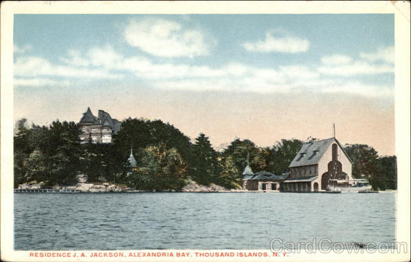 Residence J.A. Jackson, Alexandria Bay Thousand Islands New York
