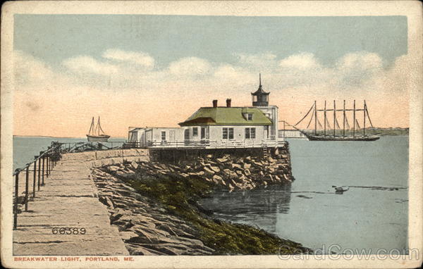 Breakwater Light Portland Maine