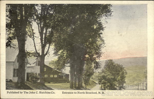 Entrance to North Stratford New Hampshire