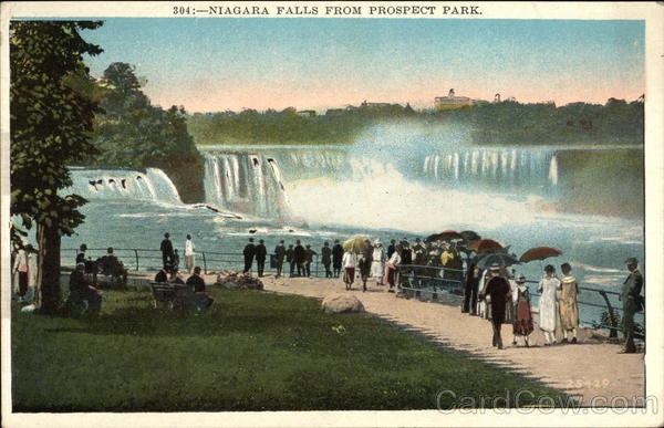 Niagara Falls from Prospect Park New York