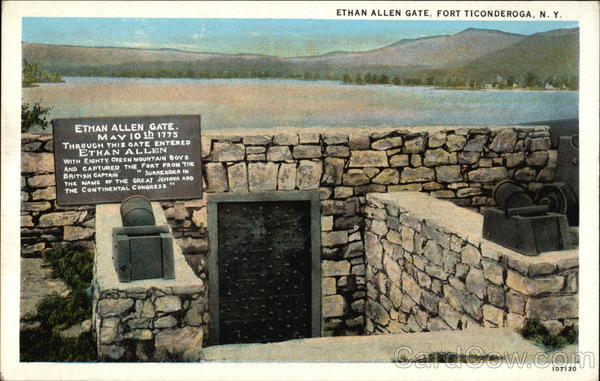 Ethan Allen Gate Fort Ticonderoga New York
