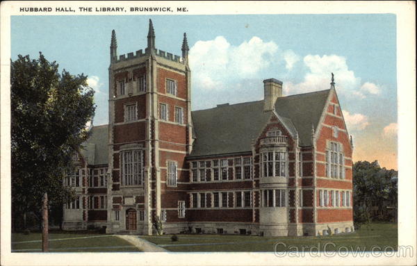 Hubbard Hall, The Library Brunswick Maine