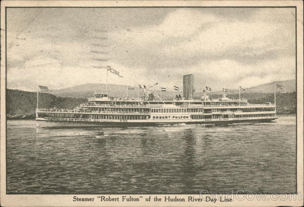 Steamer Robert Fulton of the Hudson River Day Line