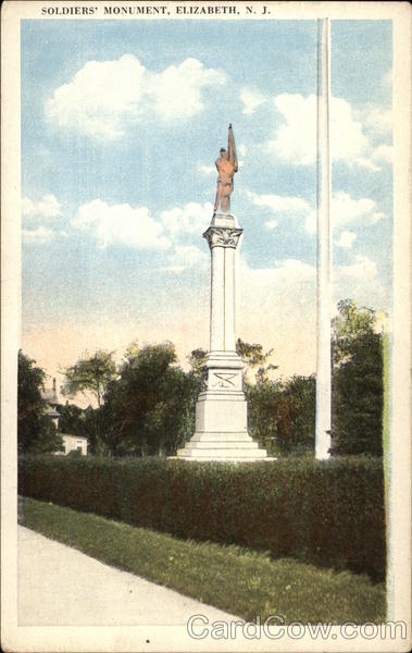 Soldiers' Monument Elizabeth New Jersey