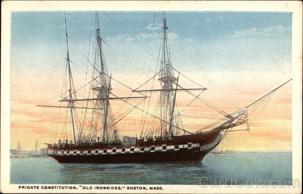 Frigate Constitution, Old Ironsides Boston Massachusetts