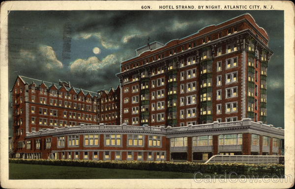 Hotel Strand, By Night Atlantic City New Jersey