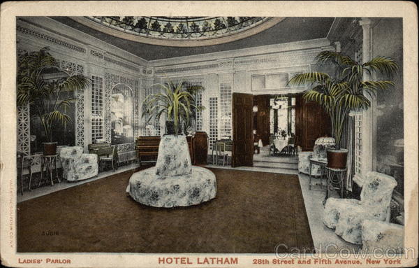 Ladies' parlor, Hotel Latham New York