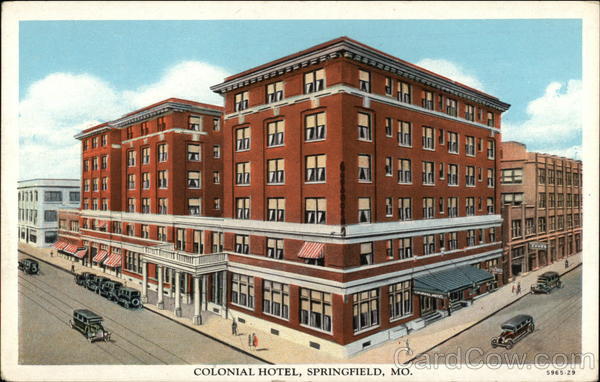 View of Colonial Hotel Springfield Missouri