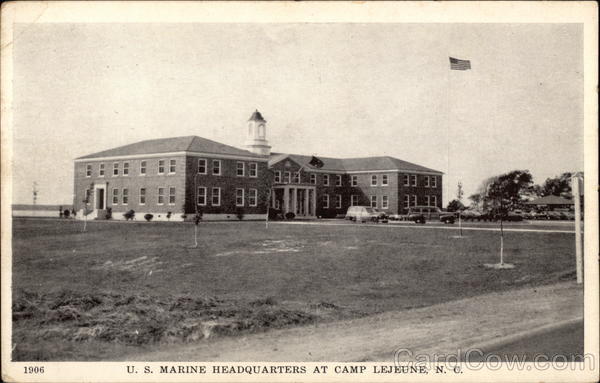 U.S. Marine Headquarters at Camp LeJeune North Carolina