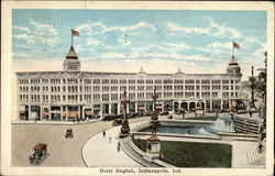Hotel English Postcard
