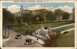 Campus, Syracuse University Postcard