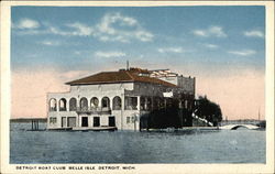 Detroit Boat Club - Belle Isle Postcard