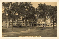 View of Mansion House Poland Spring, ME Postcard Postcard