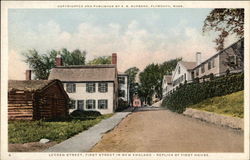 Leyden Street Postcard