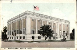 Masonic Temple Phoenix, AZ Postcard Postcard
