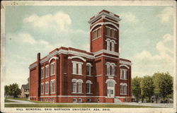 Hill Memorial, Ohio Northern University Postcard