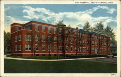 City Hospital East Liverpool, OH Postcard Postcard