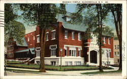 Masonic Temple Gloversville, NY Postcard Postcard