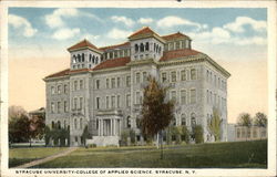 Syracuse University - College of Applied Science New York Postcard Postcard